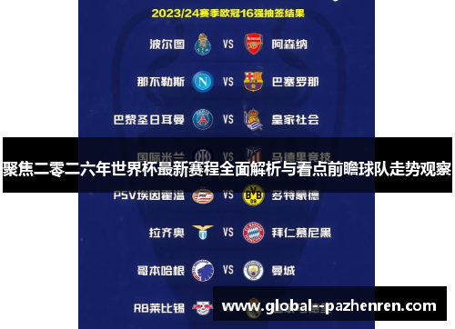 聚焦二零二六年世界杯最新赛程全面解析与看点前瞻球队走势观察 聚焦二零二六年世界杯最新赛程全面解析与看点前瞻球队走势观察