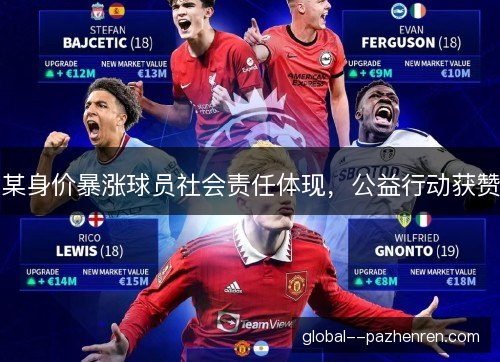 某身价暴涨球员社会责任体现，公益行动获赞